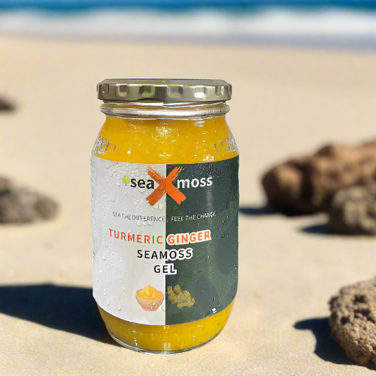 seaXmoss Turmeric Ginger Sea Moss Gel - Anti-inflammatory superfood supplement South Africa